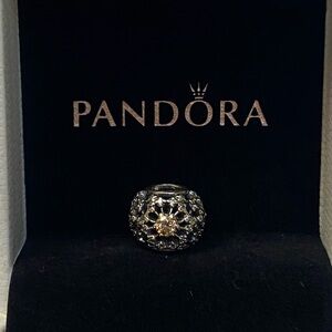 Pandora Inner Radiance Sparkling Sunburst Charm CZ Retired Bead